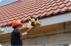 Instalación de bajantes 2 Tejados Alcala Henares tiled_roof_against_blue_sky_with_clouds_idea_background_with_space_text_ecofriendly_traditional_roofs_home_1