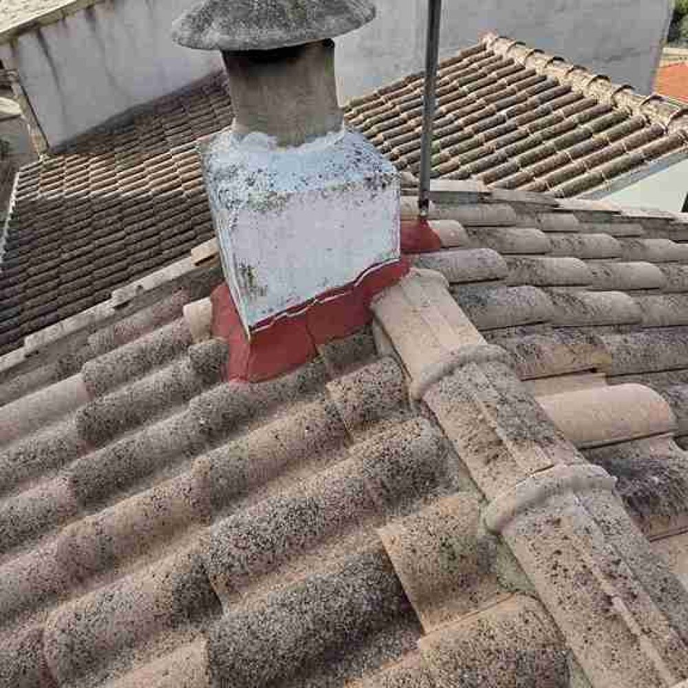Impermeabilizacion de remates y chimenea en Villalbilla, Madrid Tejados Alcala Henares Impermeabilizacion de remates y chimenea en Villalbilla